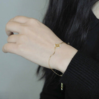 Baroque Bracelet - Eliana (Solid Silver) - Hypoallergenic - Abbott Atelier