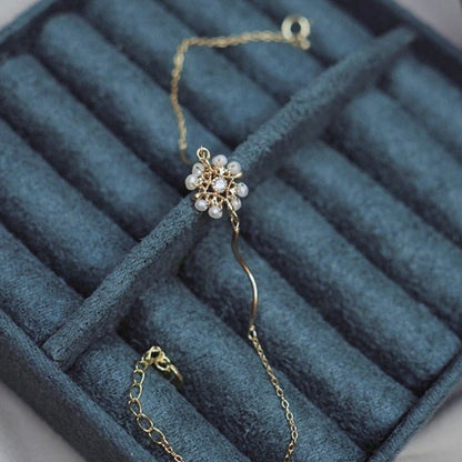 Baroque Bracelet - Eliana (Solid Silver) - Hypoallergenic - Abbott Atelier