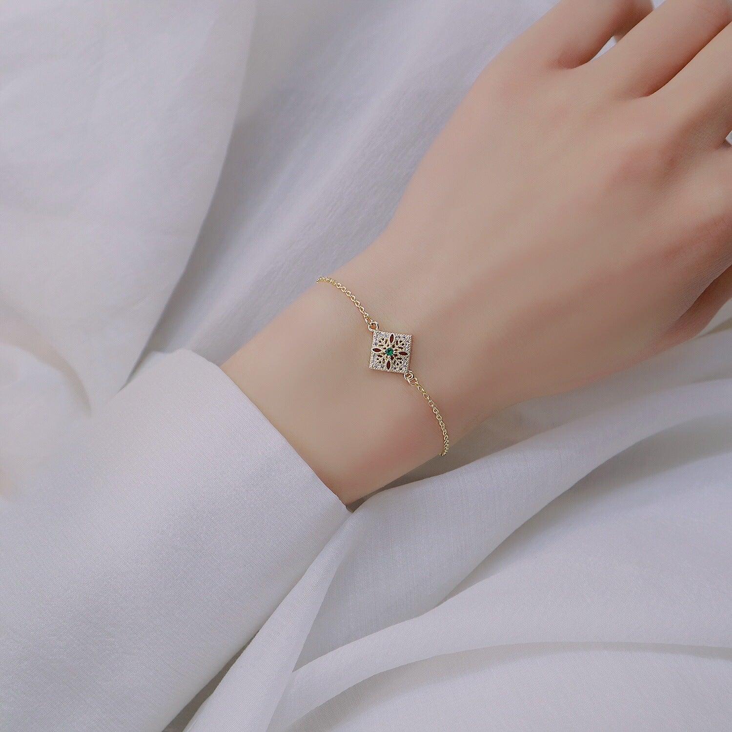 Baroque Bracelet (Solid Silver) - Hypoallergenic - Abbott Atelier