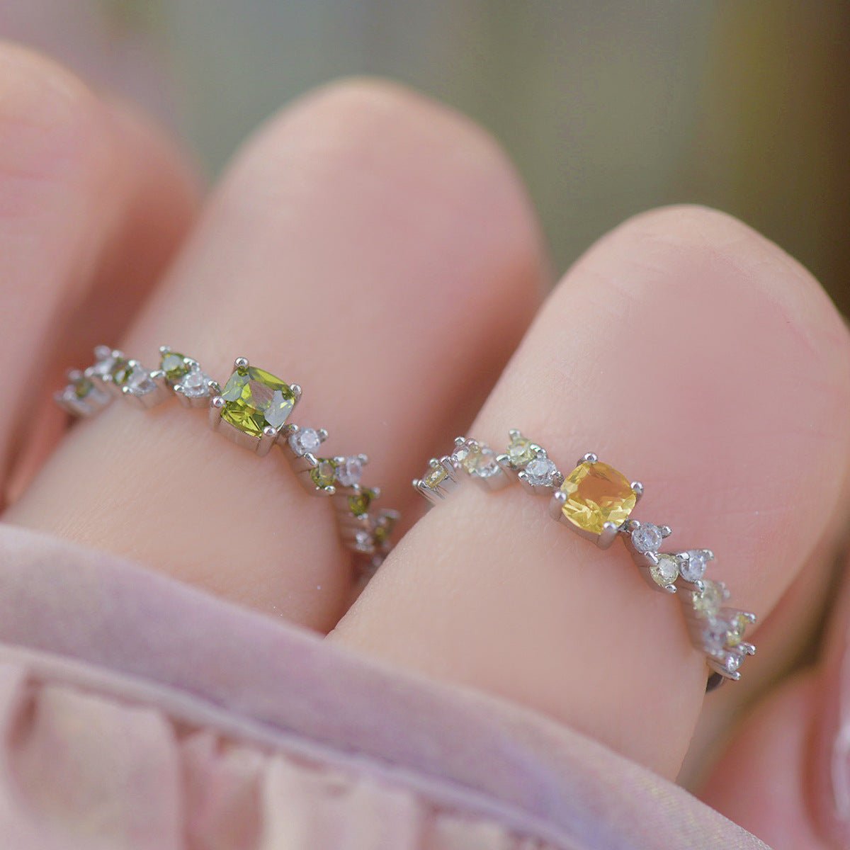 Baroque Citrine Ring - Gold - Plated - Abbott Atelier