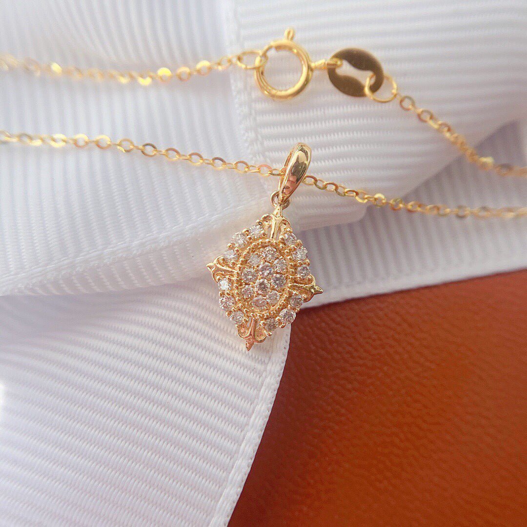 Baroque Necklace - Sonia (Solid Silver) - Hypoallergenic - Abbott Atelier