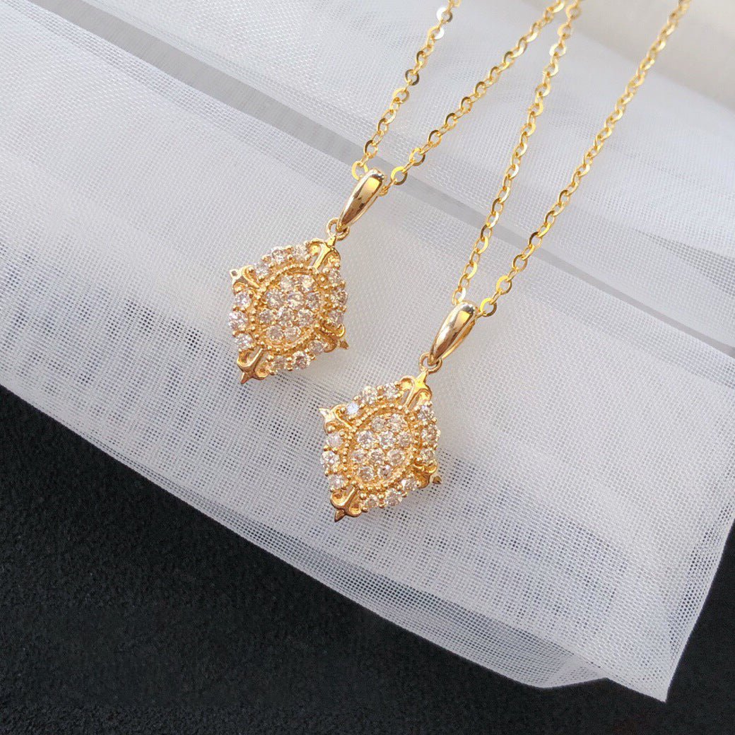 Baroque Necklace - Sonia (Solid Silver) - Hypoallergenic - Abbott Atelier