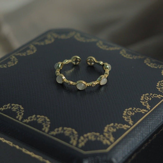 Baroque Opal Ring (Solid Silver) - Baroque Collection - Abbott Atelier