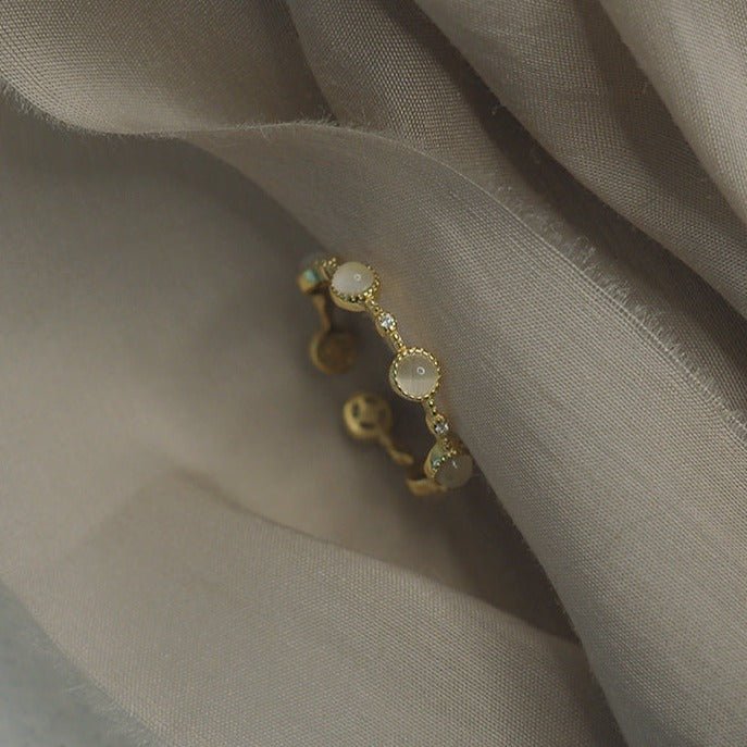 Baroque Opal Ring (Solid Silver) - Baroque Collection - Abbott Atelier