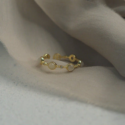 Baroque Opal Ring (Solid Silver) - Baroque Collection - Abbott Atelier