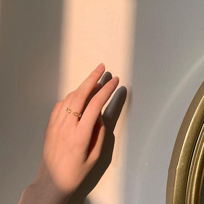 Baroque Opal Ring (Solid Silver) - Baroque Collection - Abbott Atelier
