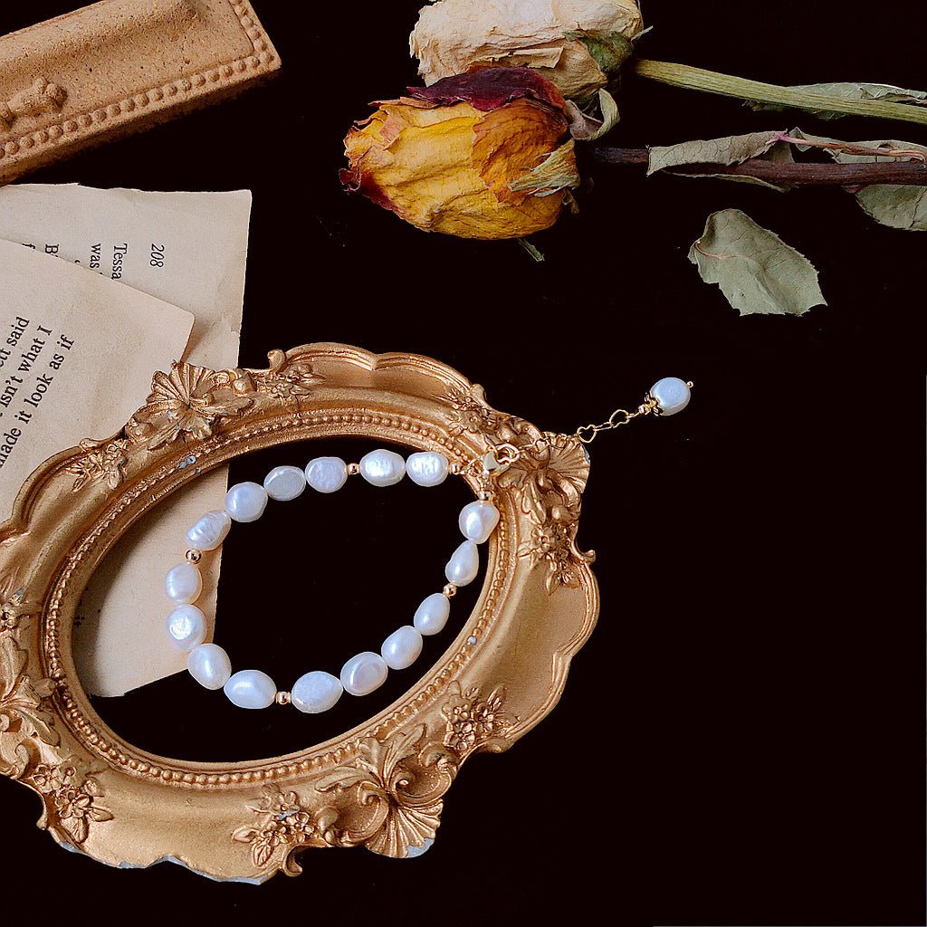 Baroque Pearl Bracelet - Avery - Freshwater Pearls - Abbott Atelier