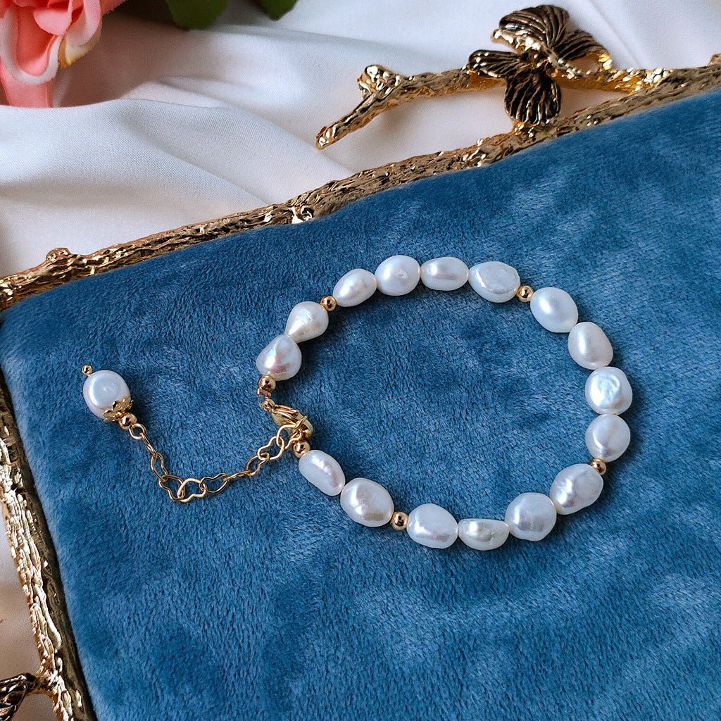 Baroque Pearl Bracelet - Avery - Freshwater Pearls - Abbott Atelier