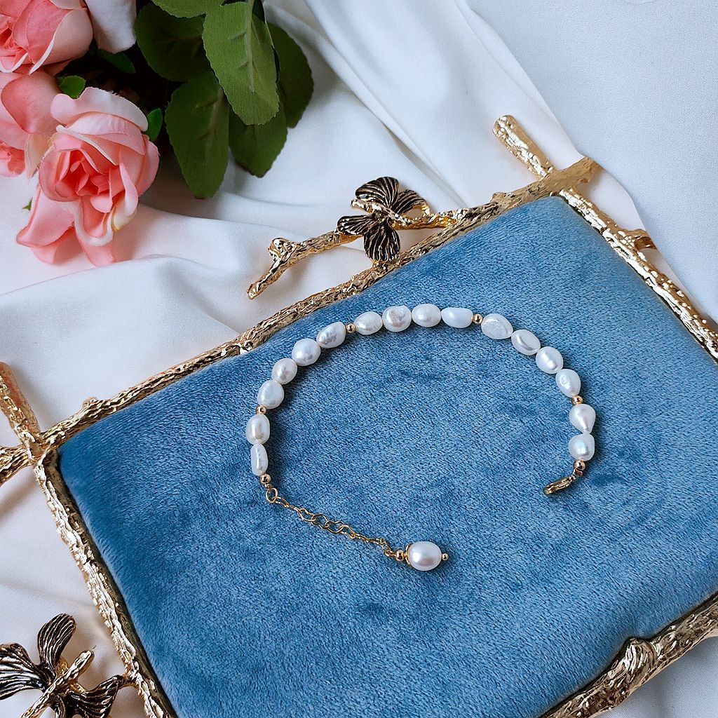 Baroque Pearl Bracelet - Avery - Freshwater Pearls - Abbott Atelier