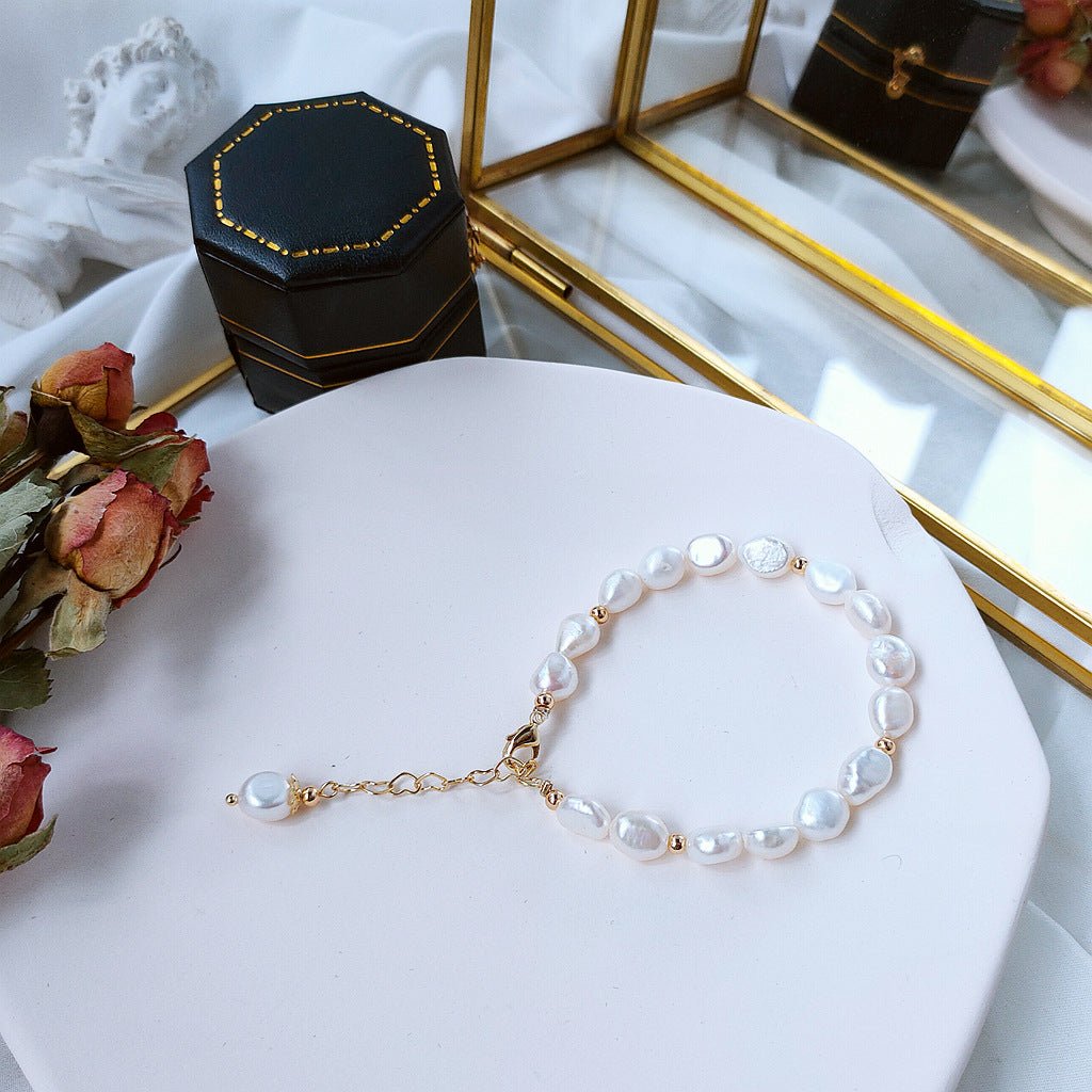 Baroque Pearl Bracelet - Avery - Freshwater Pearls - Abbott Atelier