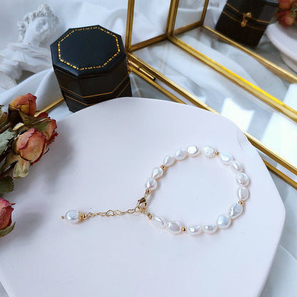 Baroque Pearl Bracelet - Avery - Freshwater Pearls - Abbott Atelier