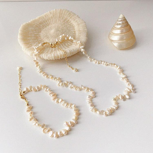 Baroque Pearl Collection (Bracelet/Necklace) - Freshwater Pearls - Abbott Atelier