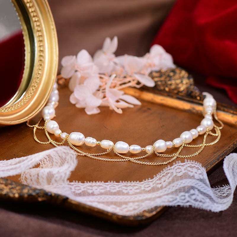 Baroque Pearl Necklace - Natasha - Freshwater Pearls - Abbott Atelier