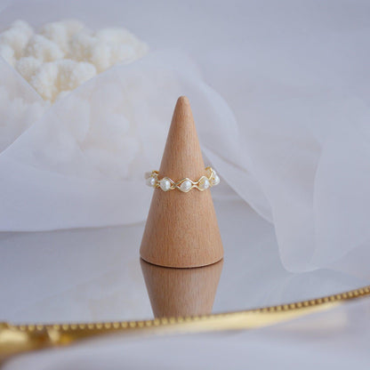 Baroque Pearl Ring (3 Styles) - Gold - Plated - Abbott Atelier
