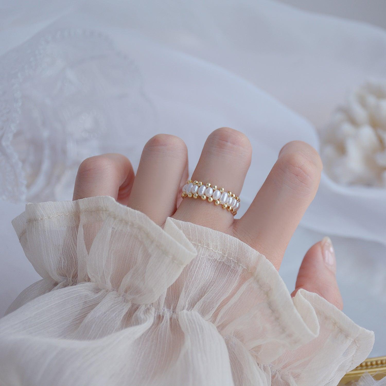 Baroque Pearl Ring (3 Styles) - Gold - Plated - Abbott Atelier