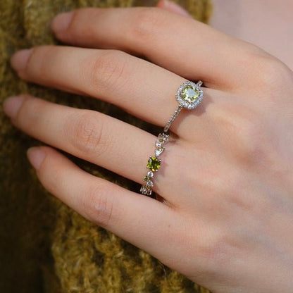Baroque Peridot Ring - Gold - Plated - Abbott Atelier