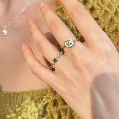 Baroque Peridot Ring - Gold - Plated - Abbott Atelier