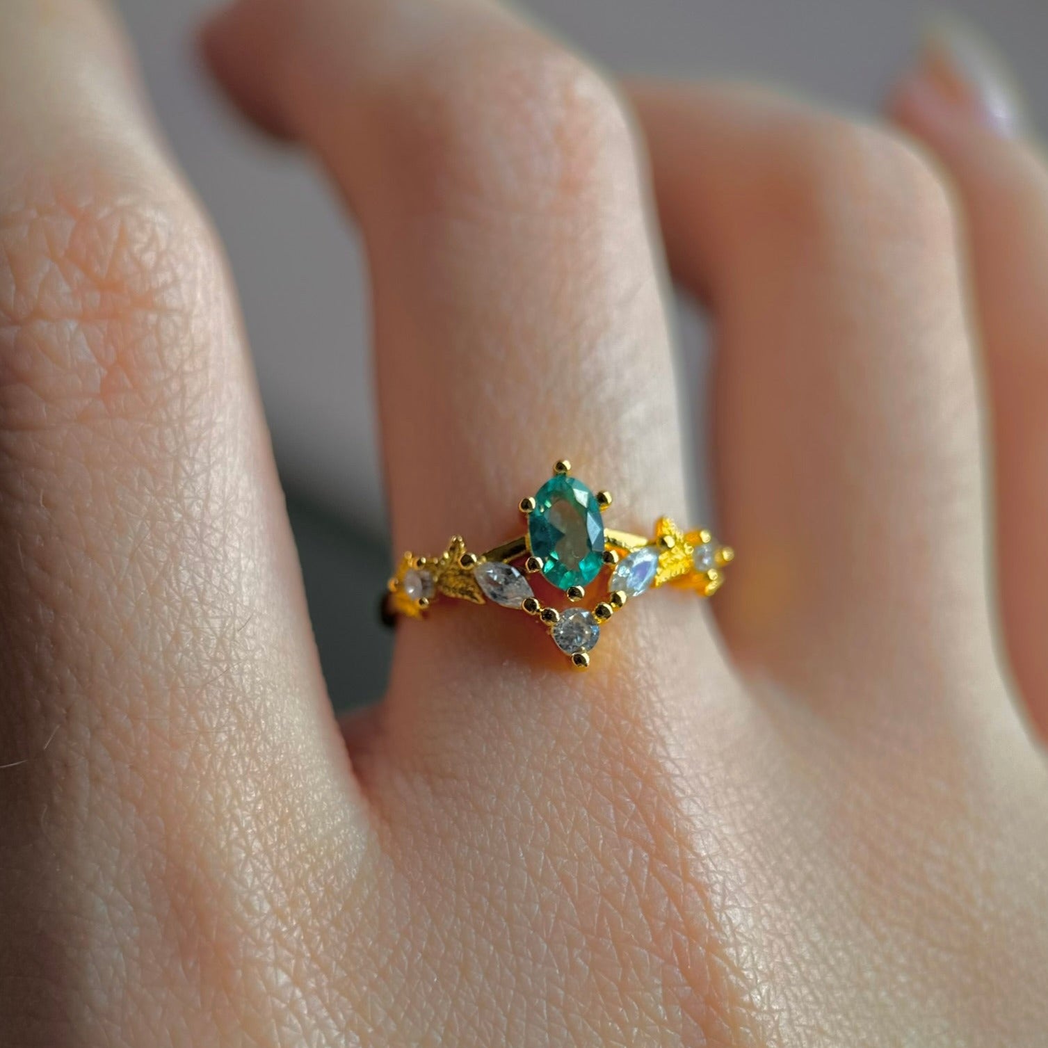 Baroque Ring - Jacqueline - Gold - Plated - Abbott Atelier