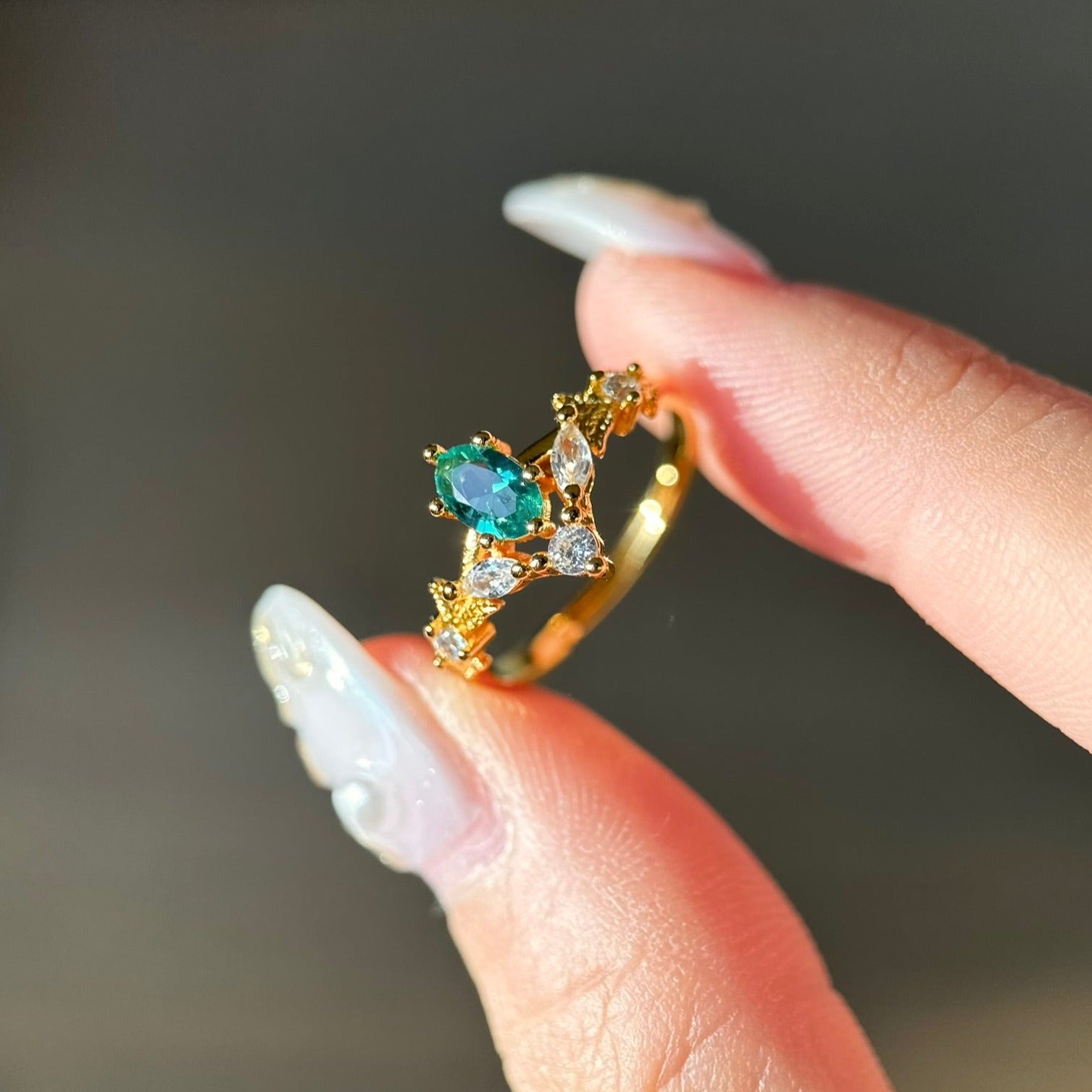 Baroque Ring - Jacqueline - Gold - Plated - Abbott Atelier