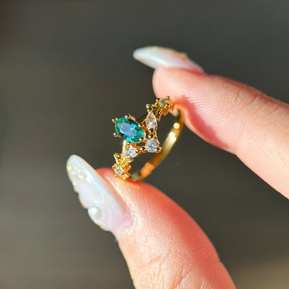 Baroque Ring - Jacqueline - Gold - Plated - Abbott Atelier
