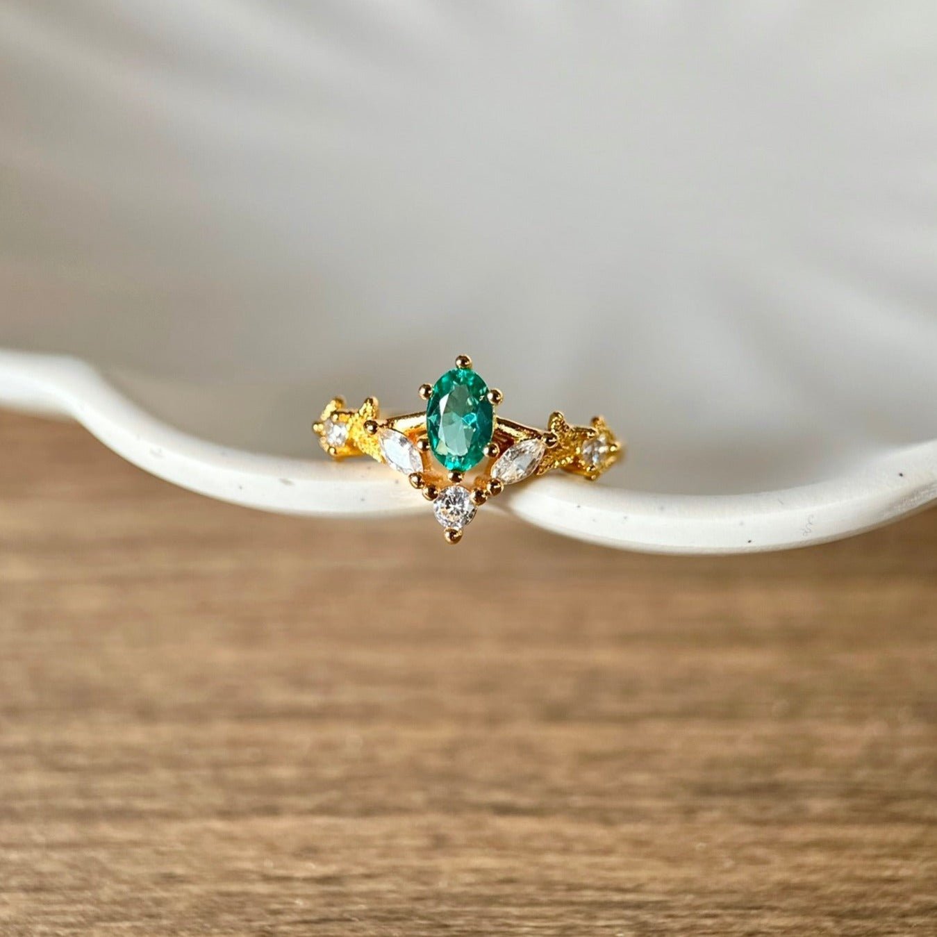 Baroque Ring - Jacqueline - Gold - Plated - Abbott Atelier