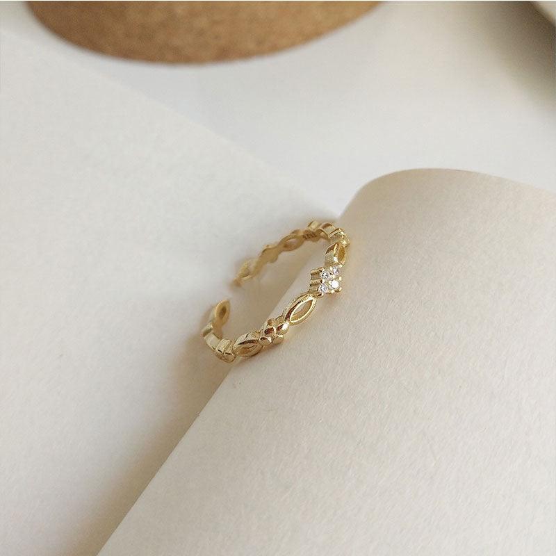 Baroque Ring - Judith (Solid Silver)