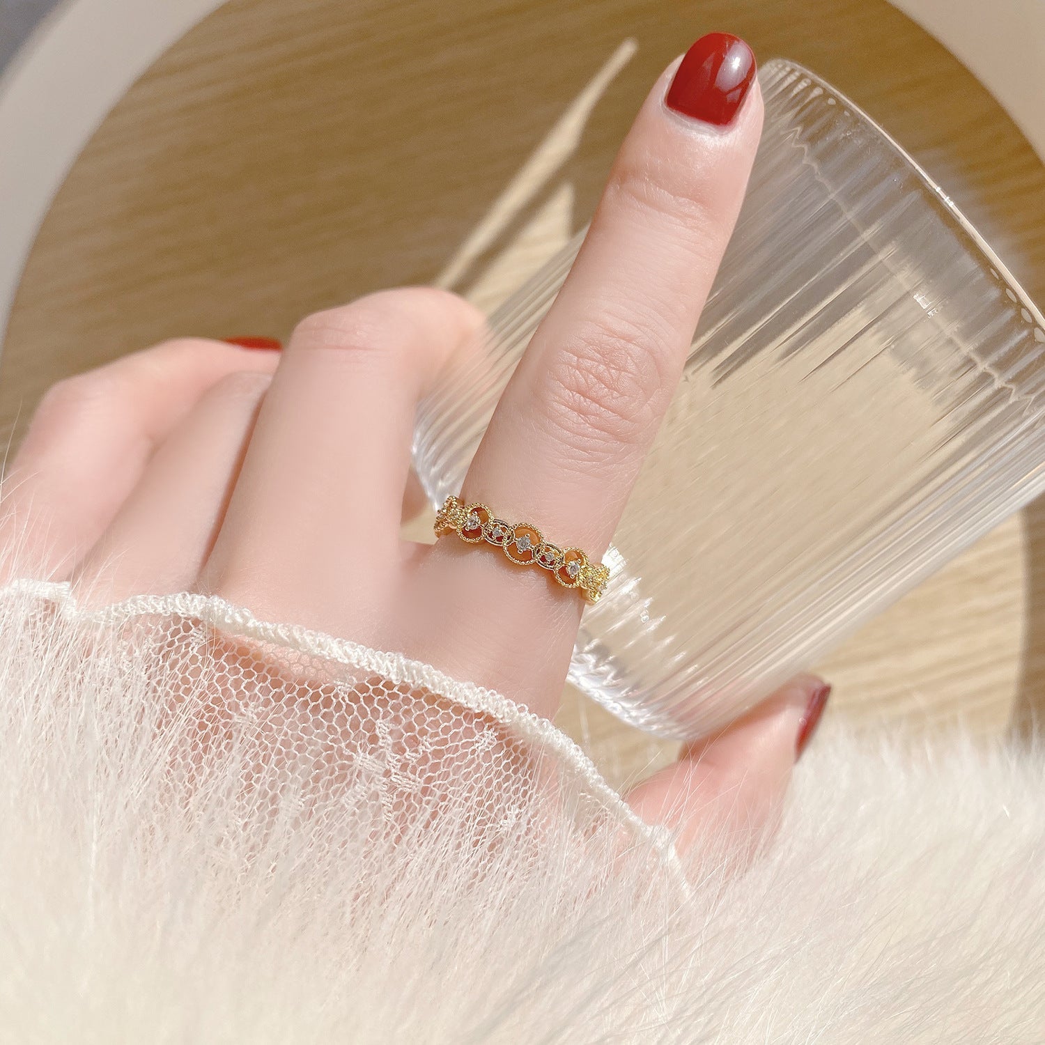 Baroque Ring - Lauren - Gold - Plated - Abbott Atelier