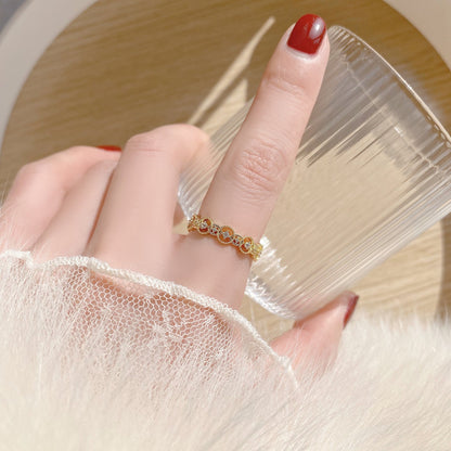 Baroque Ring - Lauren - Gold - Plated - Abbott Atelier