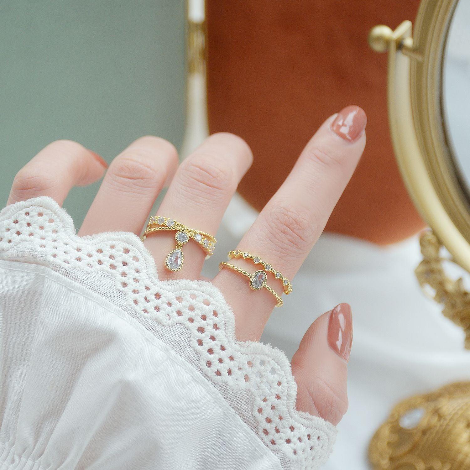 Baroque Ring - Leona (2 Styles) - Gold - Plated - Abbott Atelier