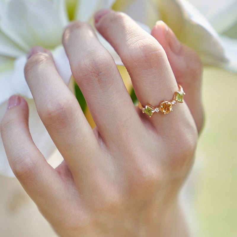 Baroque Ring - Lina (Solid Silver) - Hypoallergenic - Abbott Atelier