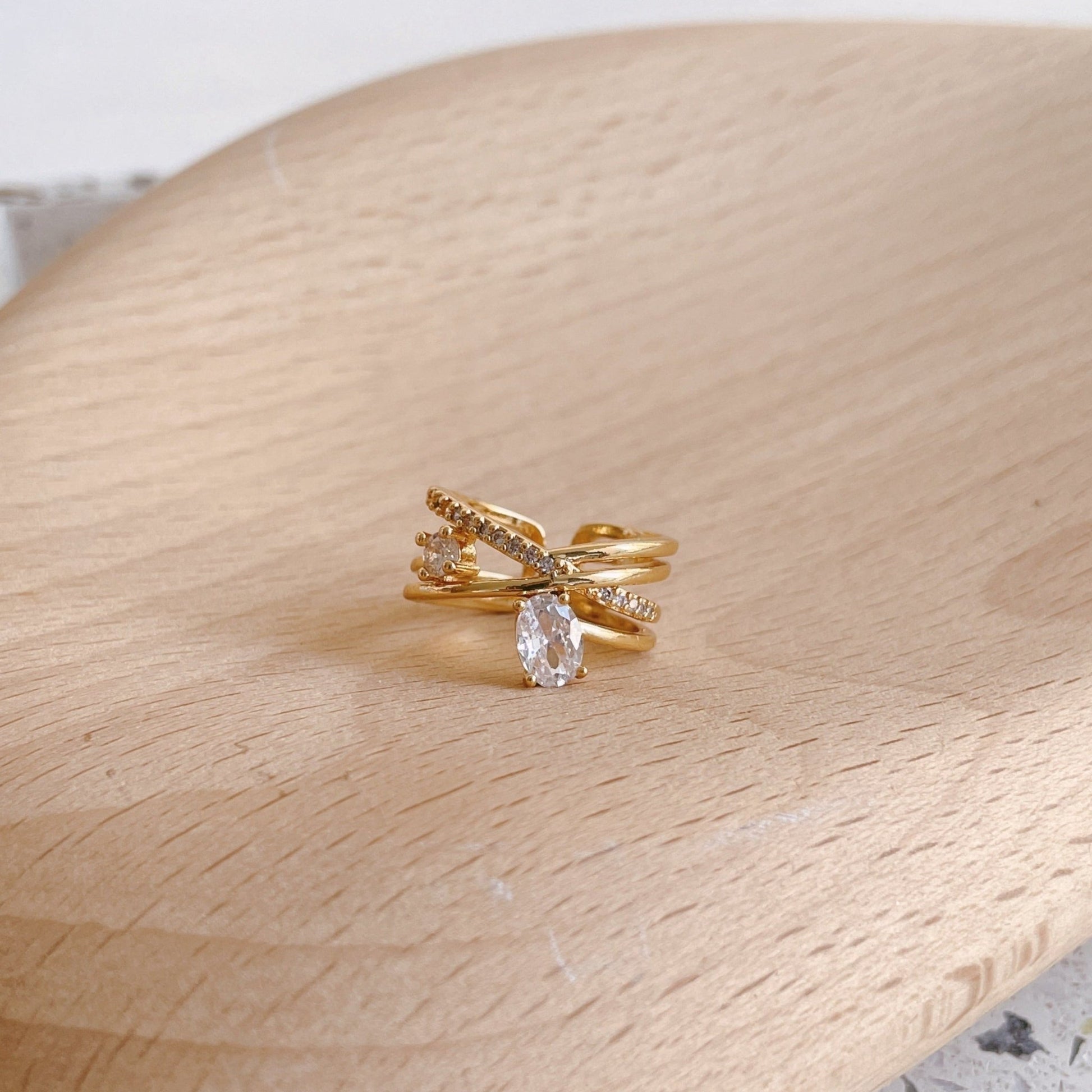 Baroque Ring - Madison - Gold - Plated - Abbott Atelier