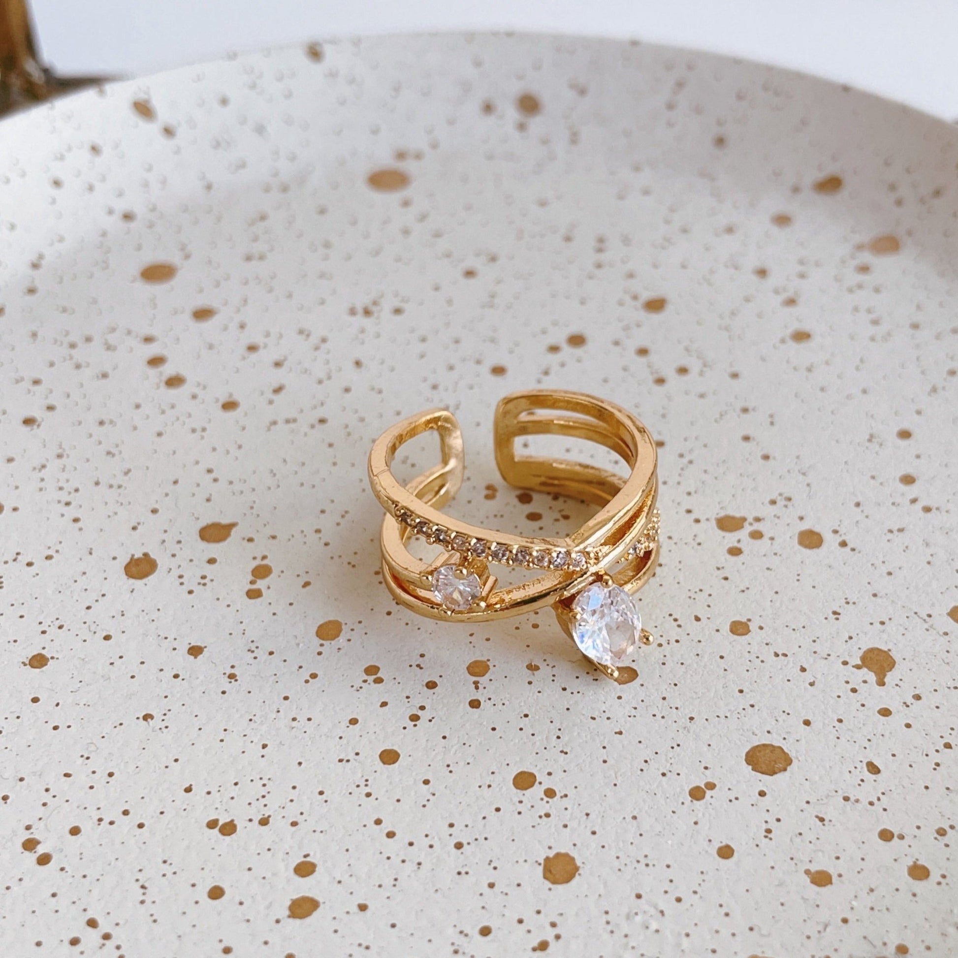 Baroque Ring - Madison - Gold - Plated - Abbott Atelier