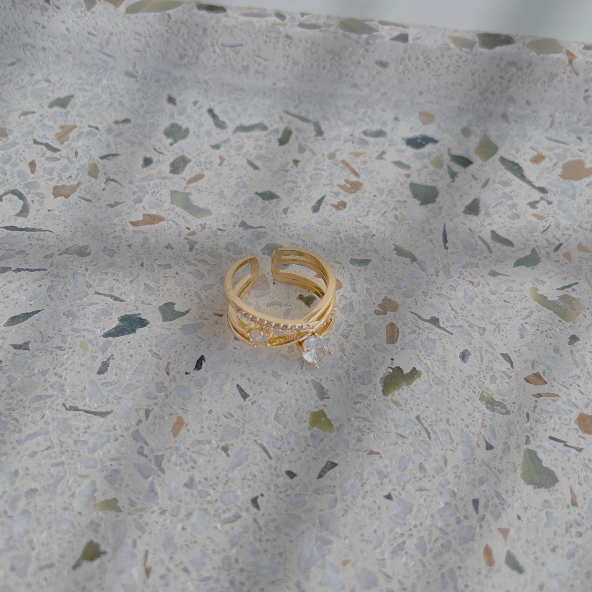 Baroque Ring - Madison - Gold - Plated - Abbott Atelier