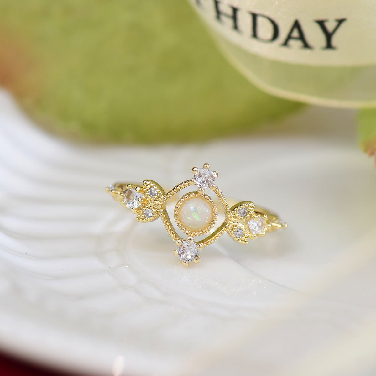 Baroque Ring Set - Matilda - Gold - Plated - Abbott Atelier