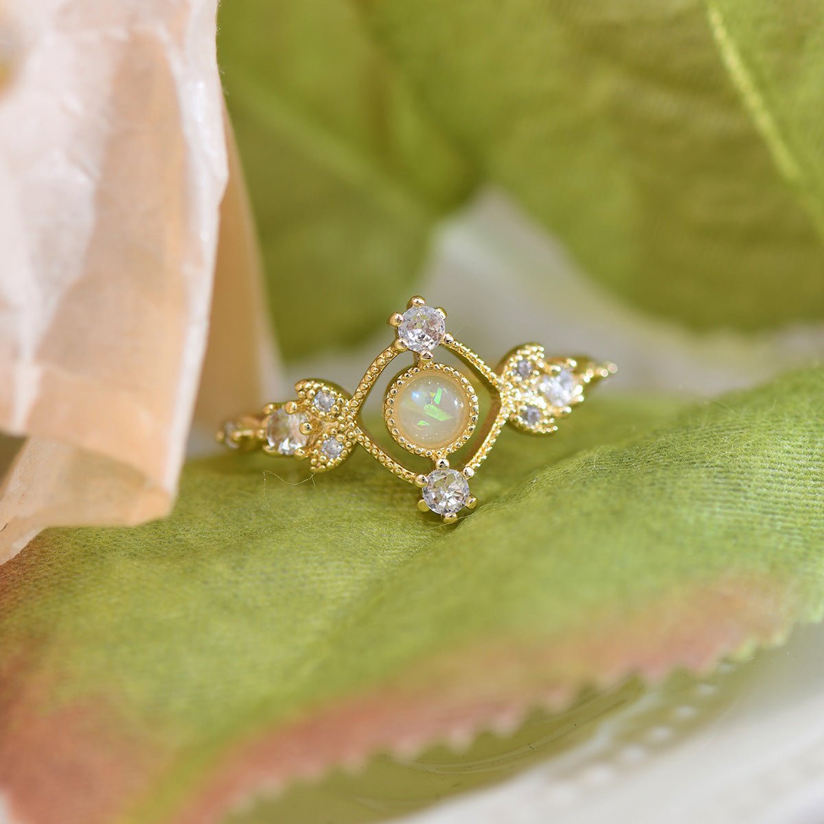 Baroque Ring Set - Matilda - Gold - Plated - Abbott Atelier
