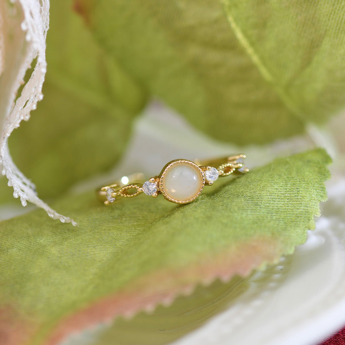 Baroque Ring Set - Matilda - Gold - Plated - Abbott Atelier