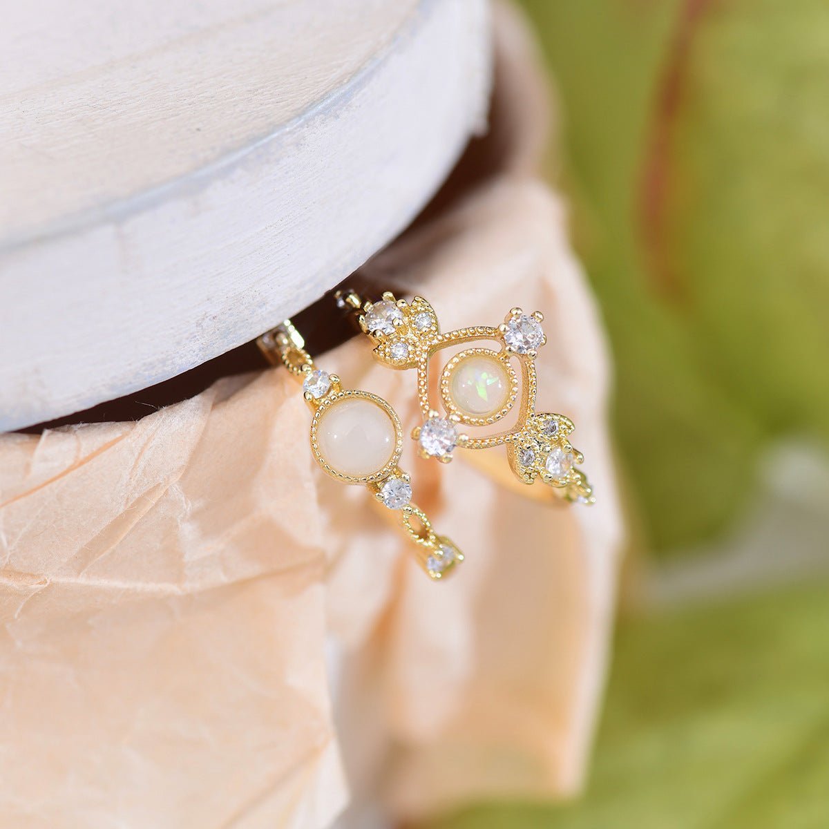 Baroque Ring Set - Matilda - Gold - Plated - Abbott Atelier