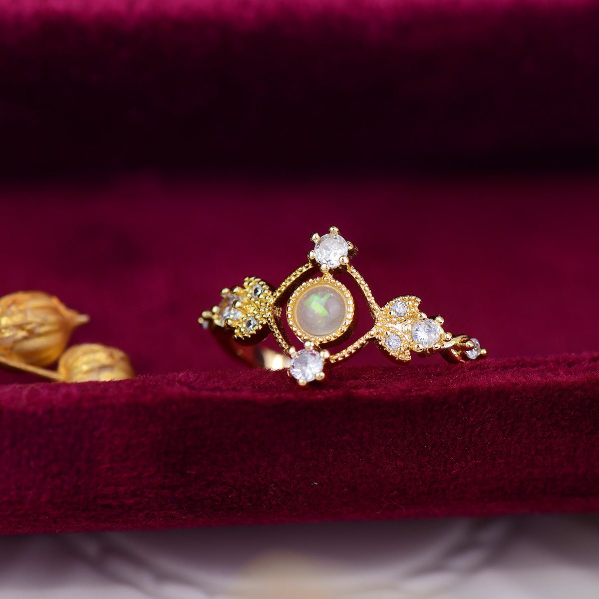 Baroque Ring Set - Matilda - Gold - Plated - Abbott Atelier