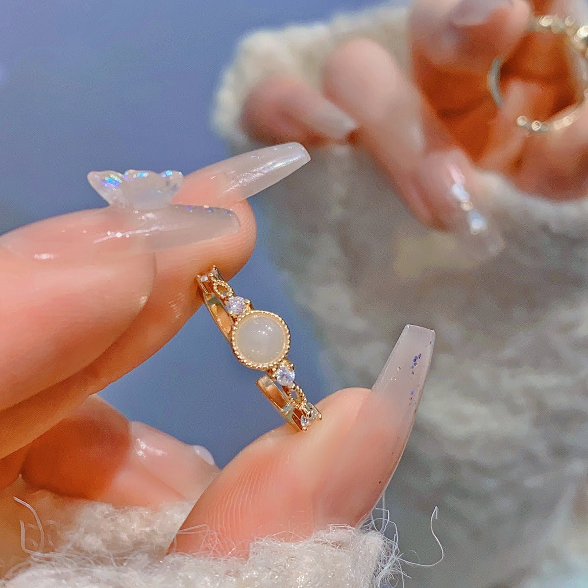 Baroque Ring Set - Matilda - Gold - Plated - Abbott Atelier