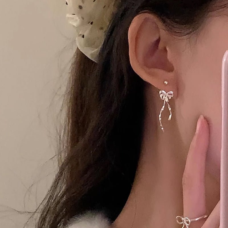 Belle Bow Earrings - Hypoallergenic - Abbott Atelier