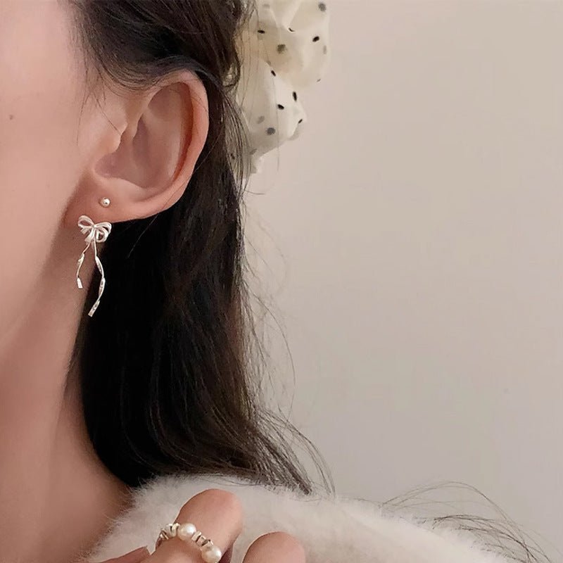 Belle Bow Earrings - Hypoallergenic - Abbott Atelier