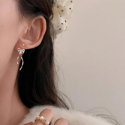 Belle Bow Earrings - Hypoallergenic - Abbott Atelier