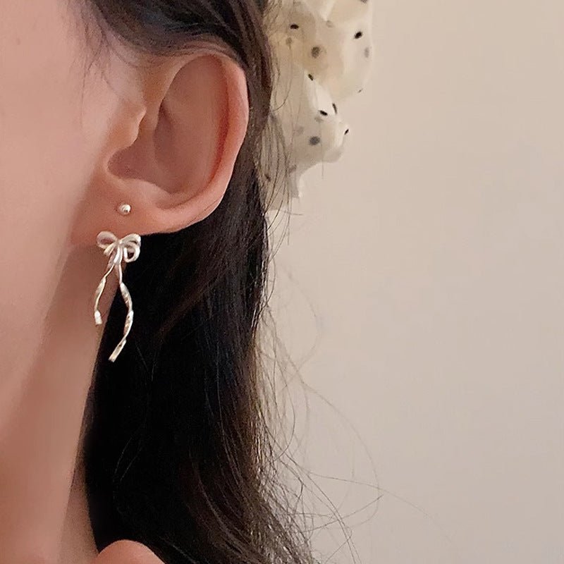 Belle Bow Earrings - Hypoallergenic - Abbott Atelier