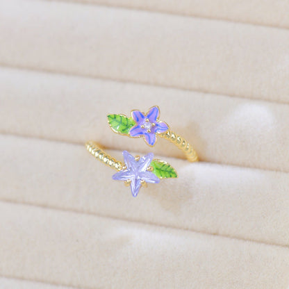 Bellflower Lullaby Ring - Gold - Plated - Abbott Atelier