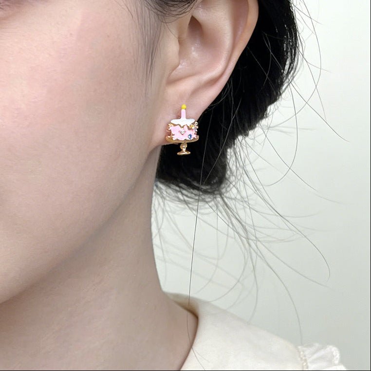 Birthday Cake Earrings - Hypoallergenic - Abbott Atelier