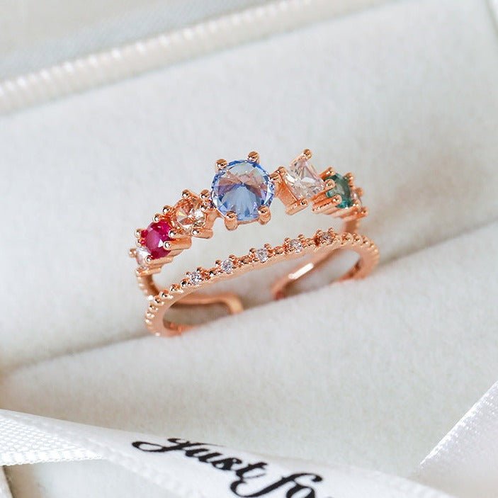 Blue Dream Ring - Maia - Gold - Plated - Abbott Atelier
