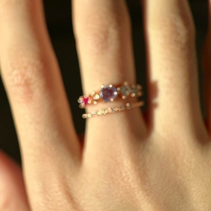 Blue Dream Ring - Maia - Gold - Plated - Abbott Atelier