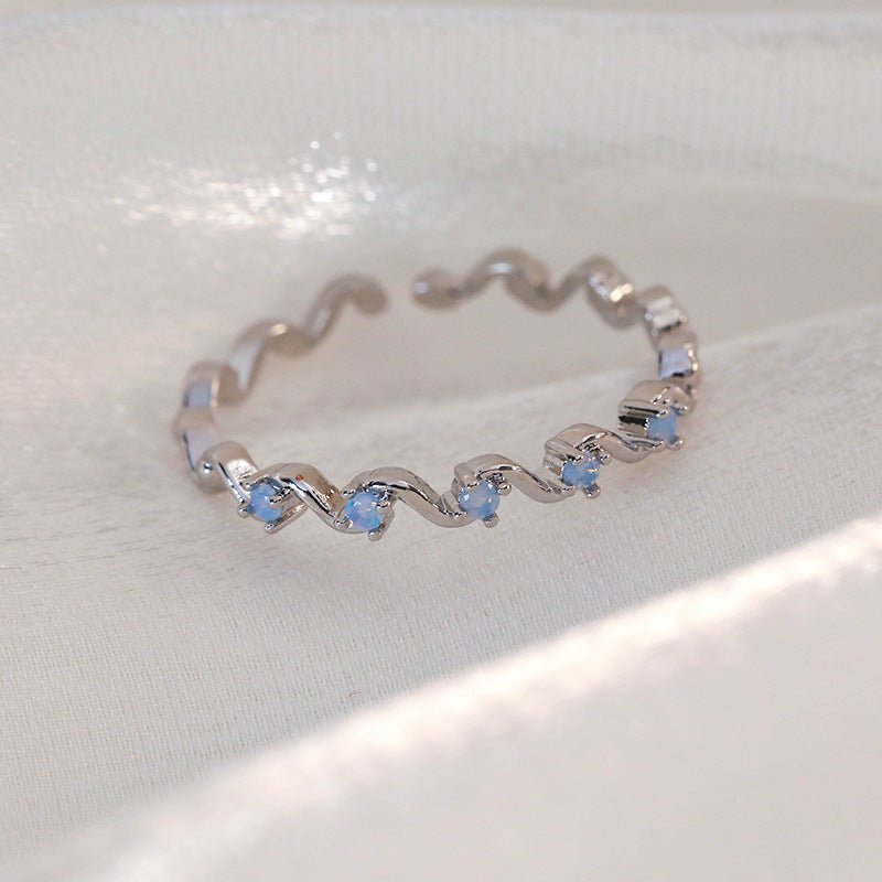 Blue Wave Ring | Abbott Atelier | Artisan Jewelry