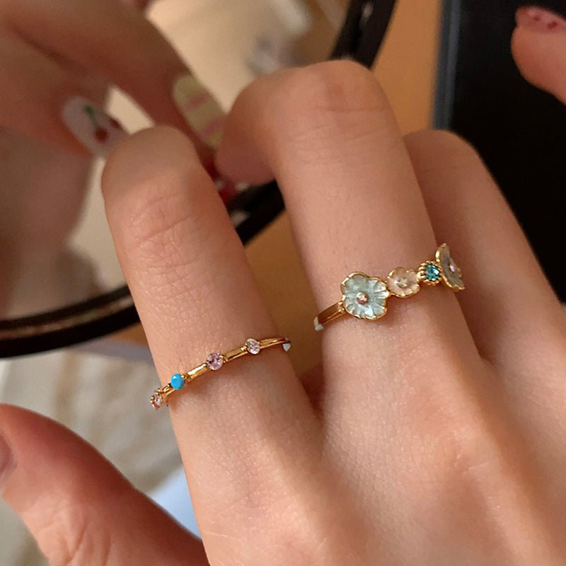 Bluebell Ring Set - Gold - Plated - Abbott Atelier