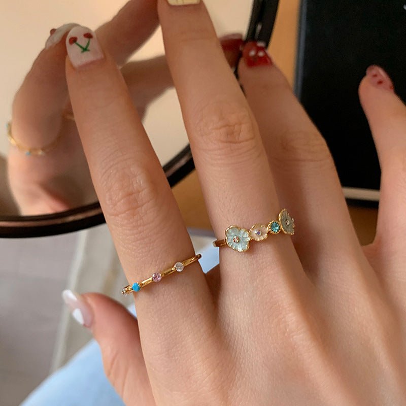 Bluebell Ring Set - Gold - Plated - Abbott Atelier